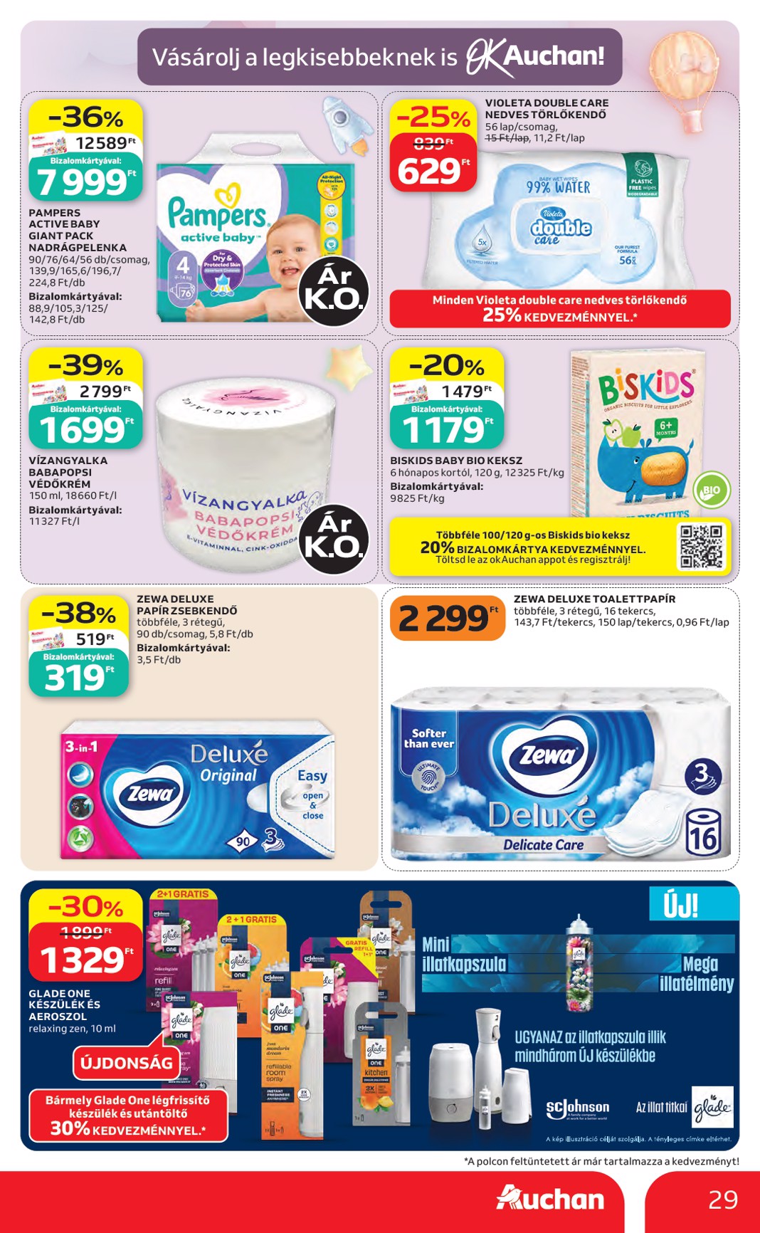 auchan - A jövőbeli Auchan Hipermarket akciós újság csütörtöktől 2026.08.27.-tól szerdától 2026.09.02.-ig érvényes. - page: 29