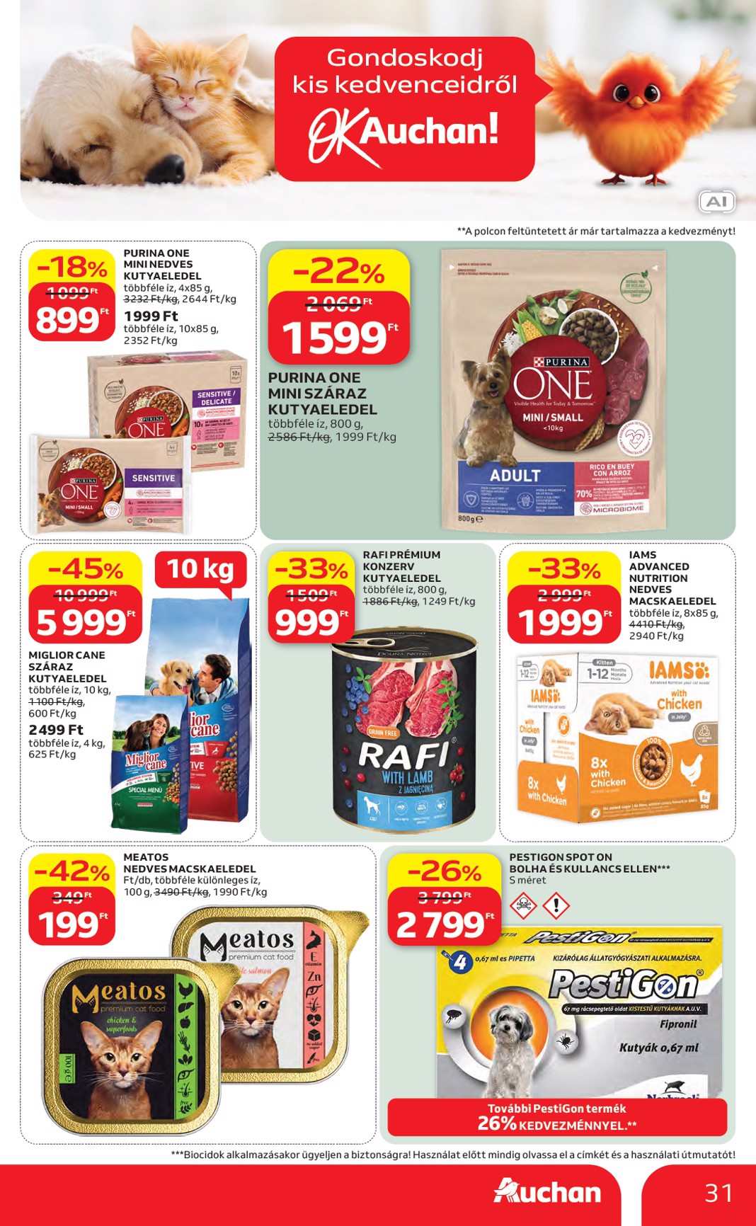 auchan - A jövőbeli Auchan Hipermarket akciós újság csütörtöktől 2026.08.27.-tól szerdától 2026.09.02.-ig érvényes. - page: 31
