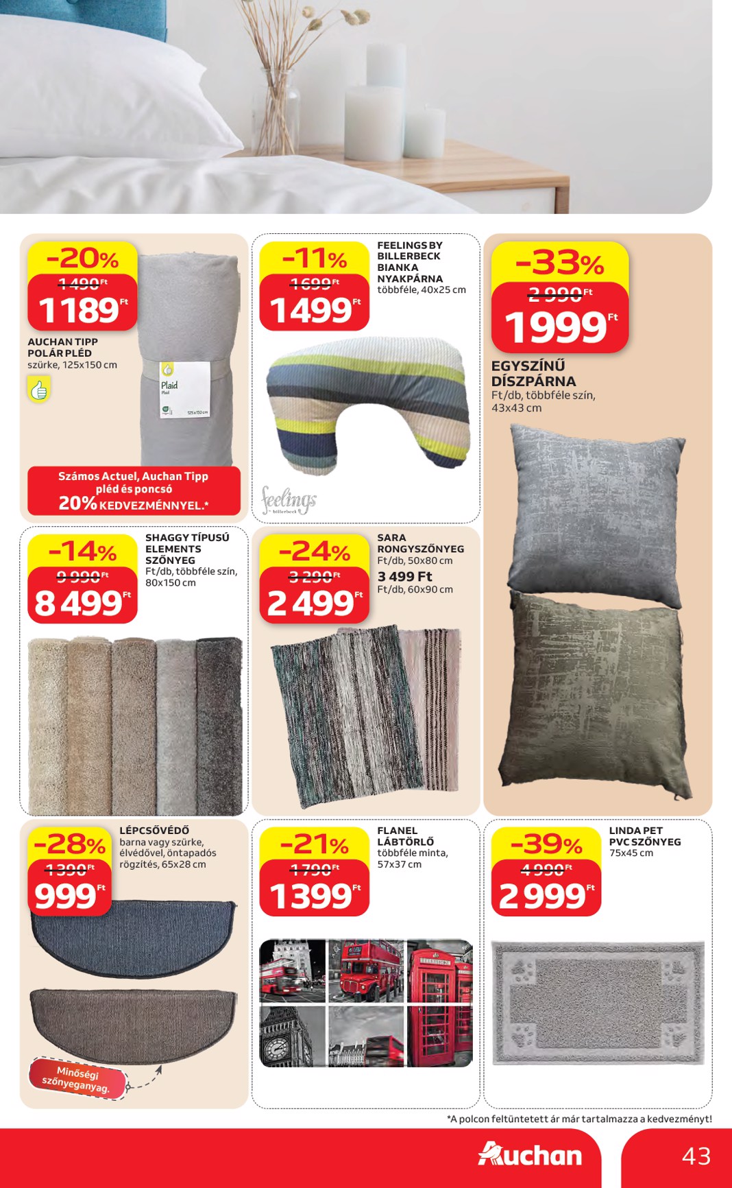 auchan - A jövőbeli Auchan Hipermarket akciós újság csütörtöktől 2026.08.27.-tól szerdától 2026.09.02.-ig érvényes. - page: 43