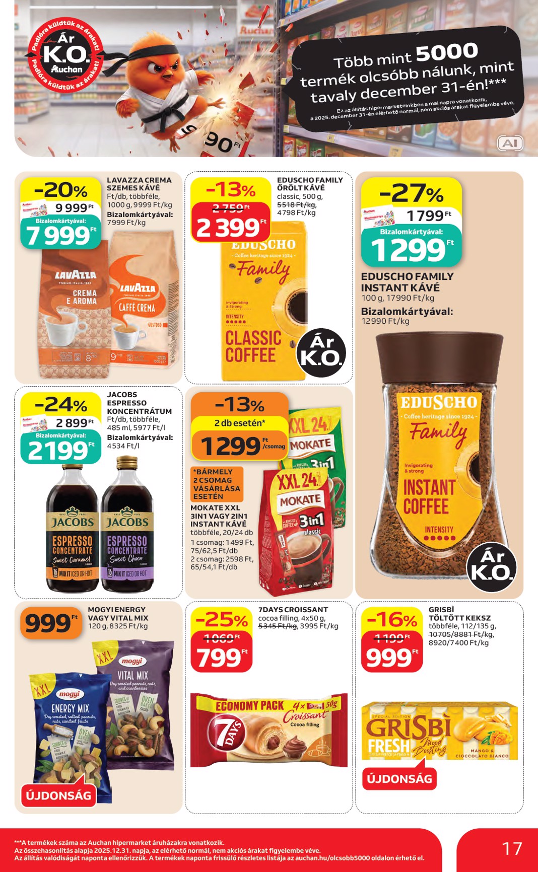 auchan - A jövőbeli Auchan Hipermarket akciós újság csütörtöktől 2026.08.27.-tól szerdától 2026.09.02.-ig érvényes. - page: 17