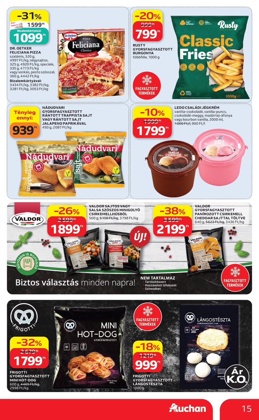 auchan - A jövőbeli Auchan Hipermarket akciós újság csütörtöktől 2026.08.27.-tól szerdától 2026.09.02.-ig érvényes. - page: 15