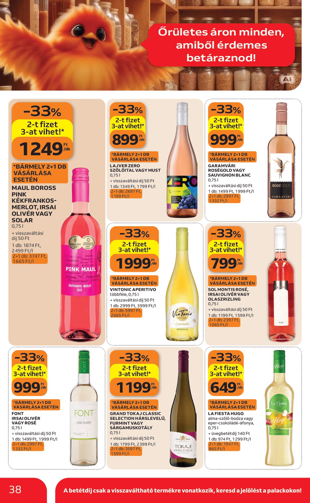 auchan - A jövőbeli Auchan Hipermarket akciós újság csütörtöktől 2026.08.27.-tól szerdától 2026.09.02.-ig érvényes. - page: 38
