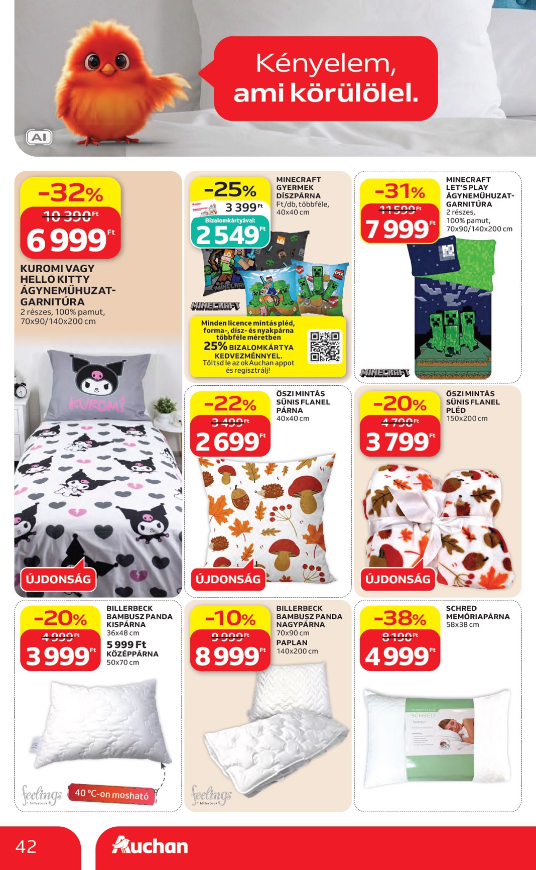 auchan - A jövőbeli Auchan Hipermarket akciós újság csütörtöktől 2026.08.27.-tól szerdától 2026.09.02.-ig érvényes. - page: 42