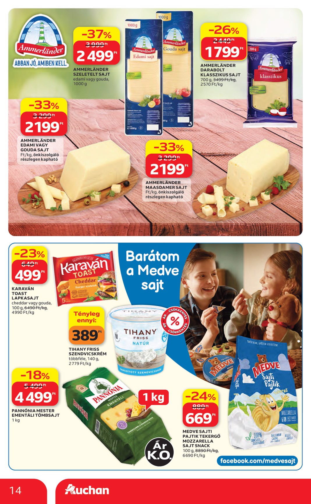 auchan - A jövőbeli Auchan Hipermarket akciós újság csütörtöktől 2026.08.27.-tól szerdától 2026.09.02.-ig érvényes. - page: 14