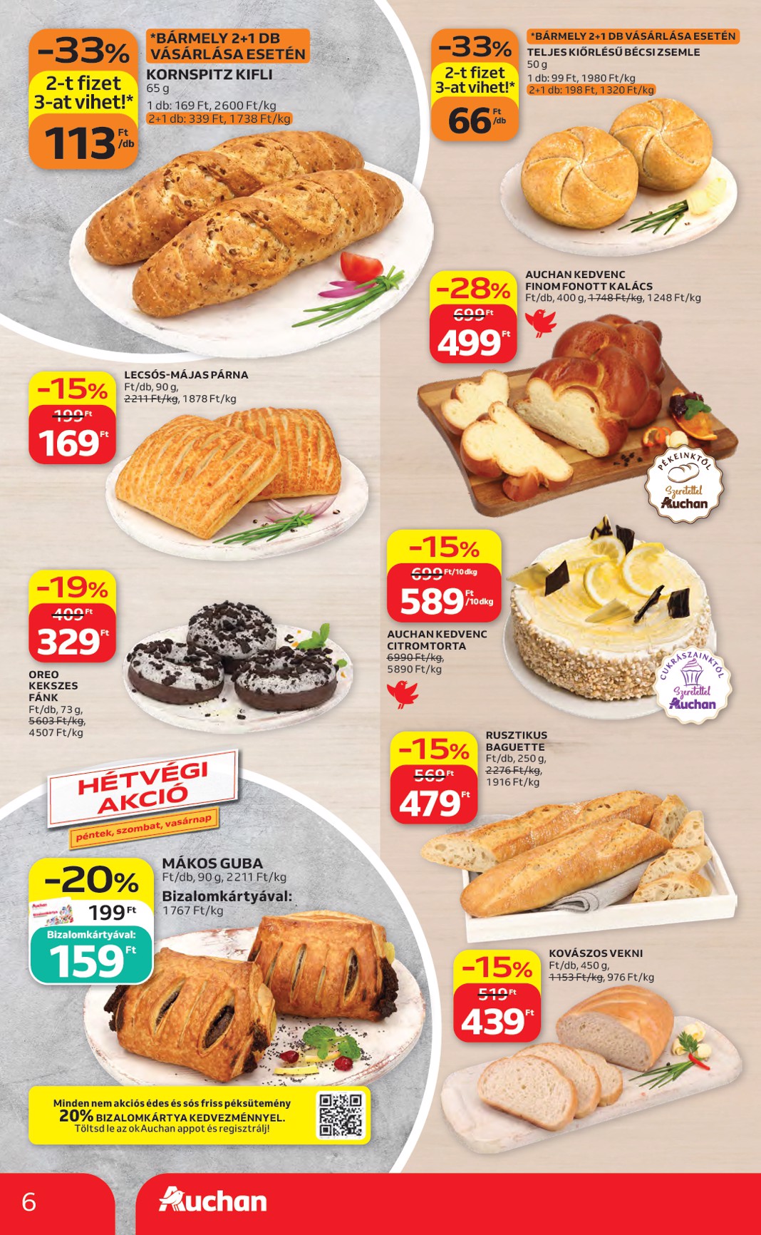 auchan - A jövőbeli Auchan Hipermarket akciós újság csütörtöktől 2026.08.27.-tól szerdától 2026.09.02.-ig érvényes. - page: 6