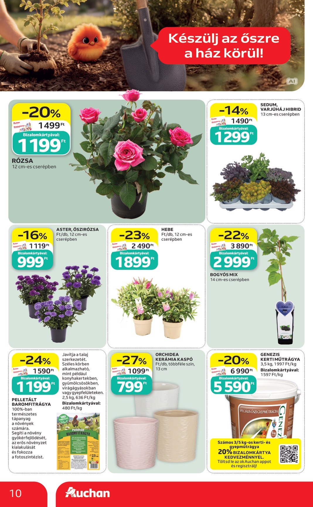 auchan - A jövőbeli Auchan Hipermarket akciós újság csütörtöktől 2026.09.10.-tól szerdától 2026.09.16.-ig érvényes. - page: 10