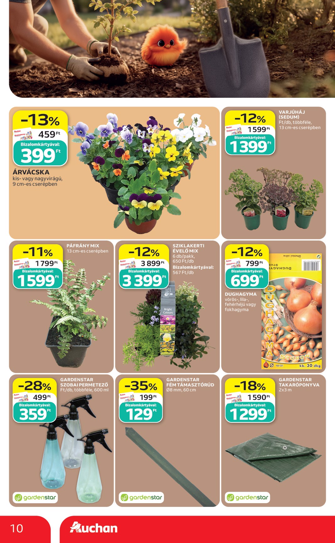 auchan - A jövőbeli Auchan Szupermarket akciós újság csütörtöktől 2026.09.17.-tól szerdától 2026.09.23.-ig érvényes. - page: 10
