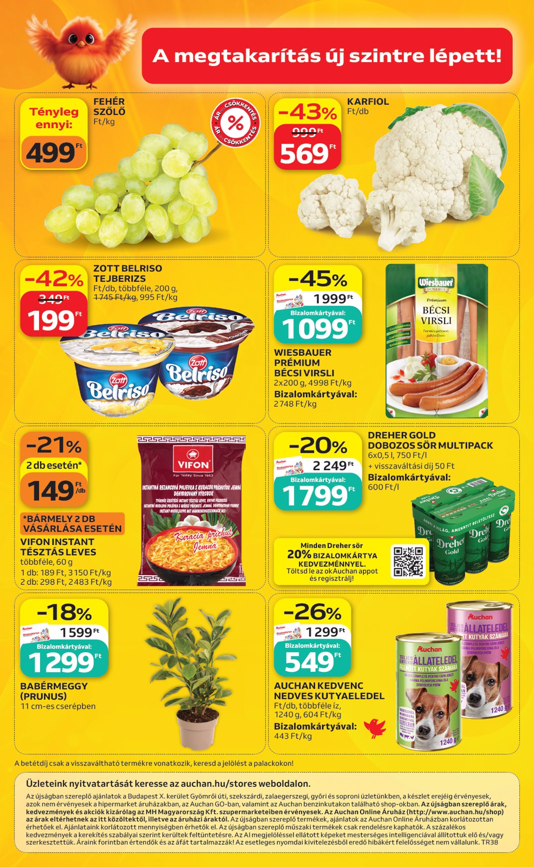 auchan - A jövőbeli Auchan Szupermarket akciós újság csütörtöktől 2026.09.17.-tól szerdától 2026.09.23.-ig érvényes. - page: 12