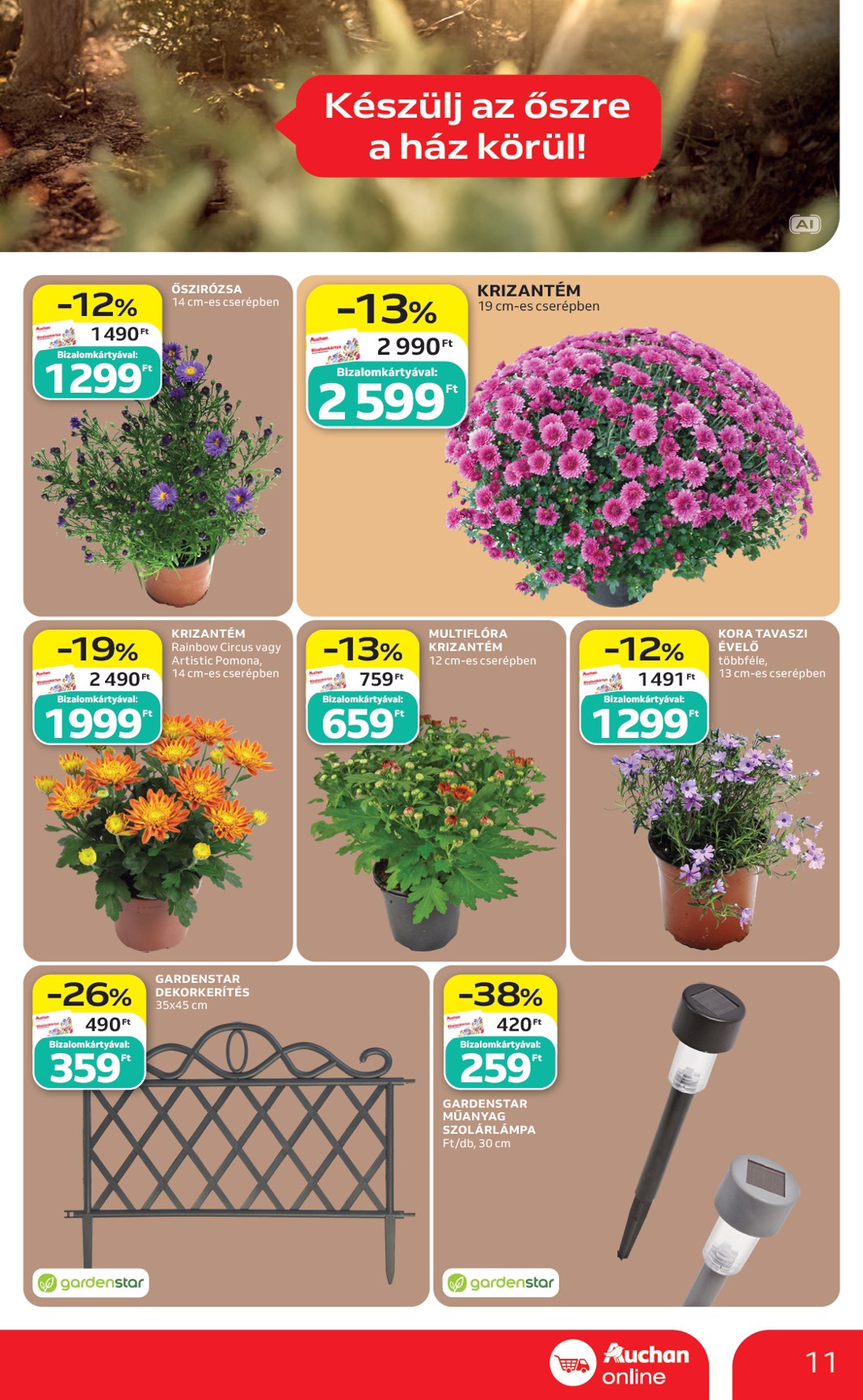 auchan - A jövőbeli Auchan Szupermarket akciós újság csütörtöktől 2026.09.17.-tól szerdától 2026.09.23.-ig érvényes. - page: 11