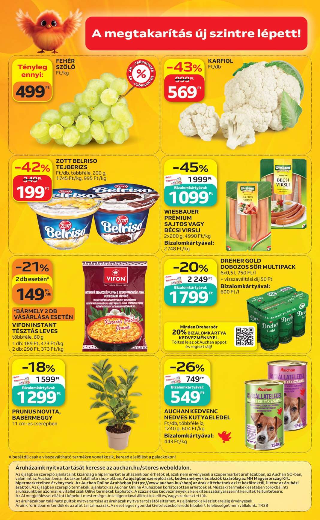 auchan - Aktuális Auchan szórólap érvényes csütörtöktől 2026.09.17.-től szerdától 2026.09.23.-ig - page: 52