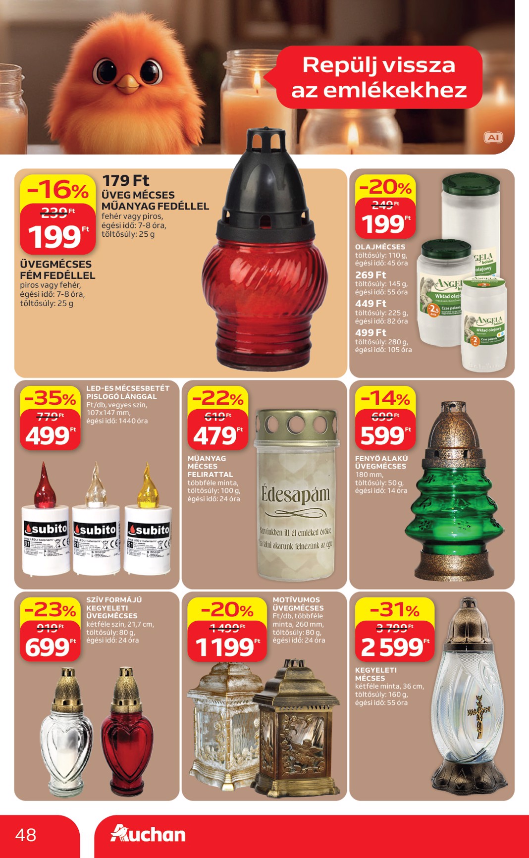 auchan - Aktuális Auchan szórólap érvényes csütörtöktől 2026.09.17.-től szerdától 2026.09.23.-ig - page: 48