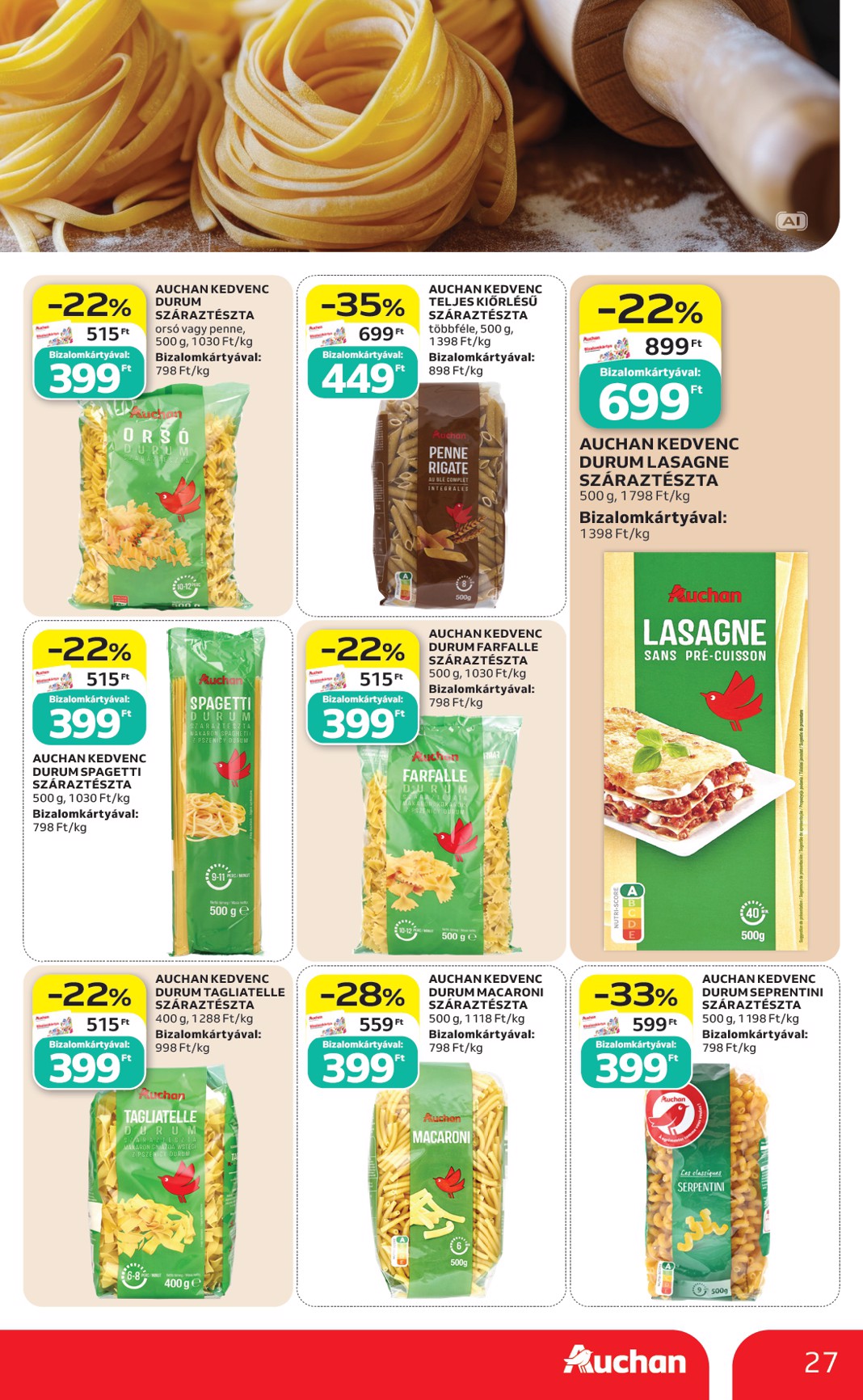 auchan - Aktuális Auchan szórólap érvényes csütörtöktől 2026.09.17.-től szerdától 2026.09.23.-ig - page: 27