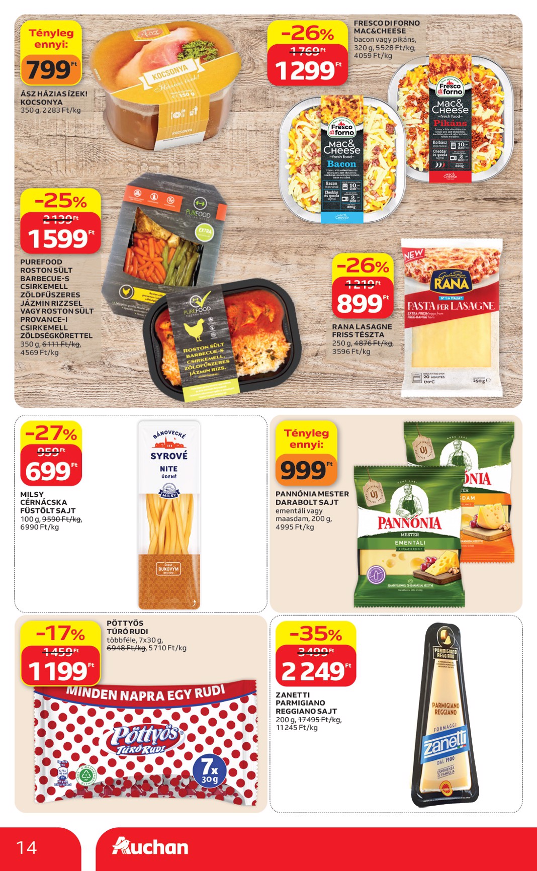 auchan - Aktuális Auchan szórólap érvényes csütörtöktől 2026.09.17.-től szerdától 2026.09.23.-ig - page: 14
