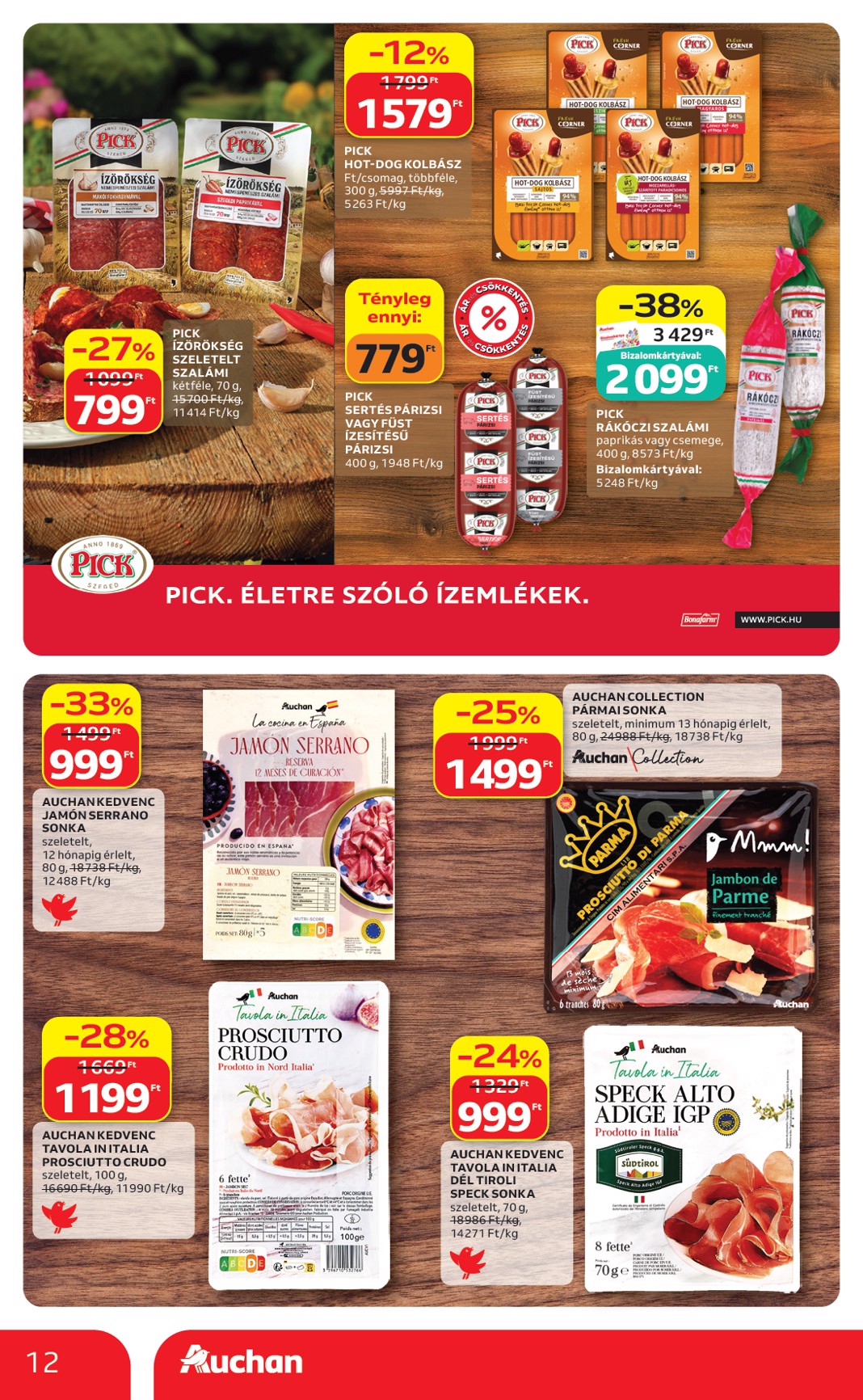 auchan - Aktuális Auchan szórólap érvényes csütörtöktől 2026.09.17.-től szerdától 2026.09.23.-ig - page: 12