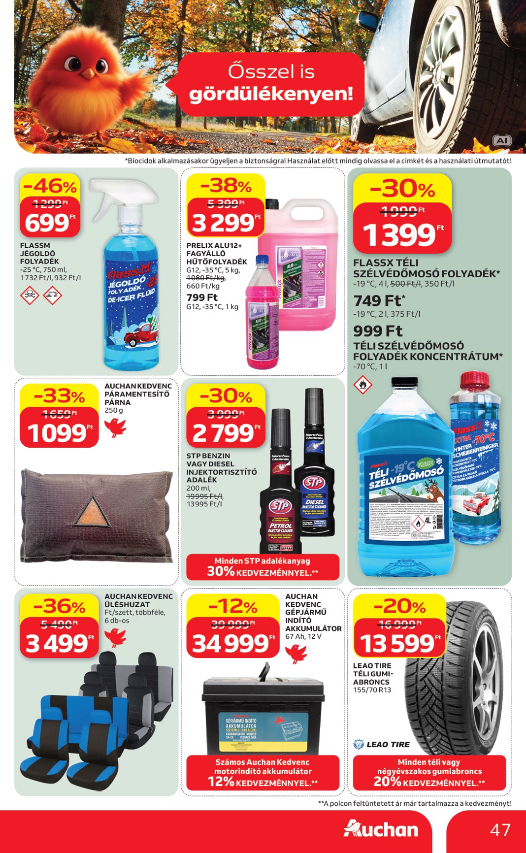 auchan - Aktuális Auchan szórólap érvényes csütörtöktől 2026.09.17.-től szerdától 2026.09.23.-ig - page: 47