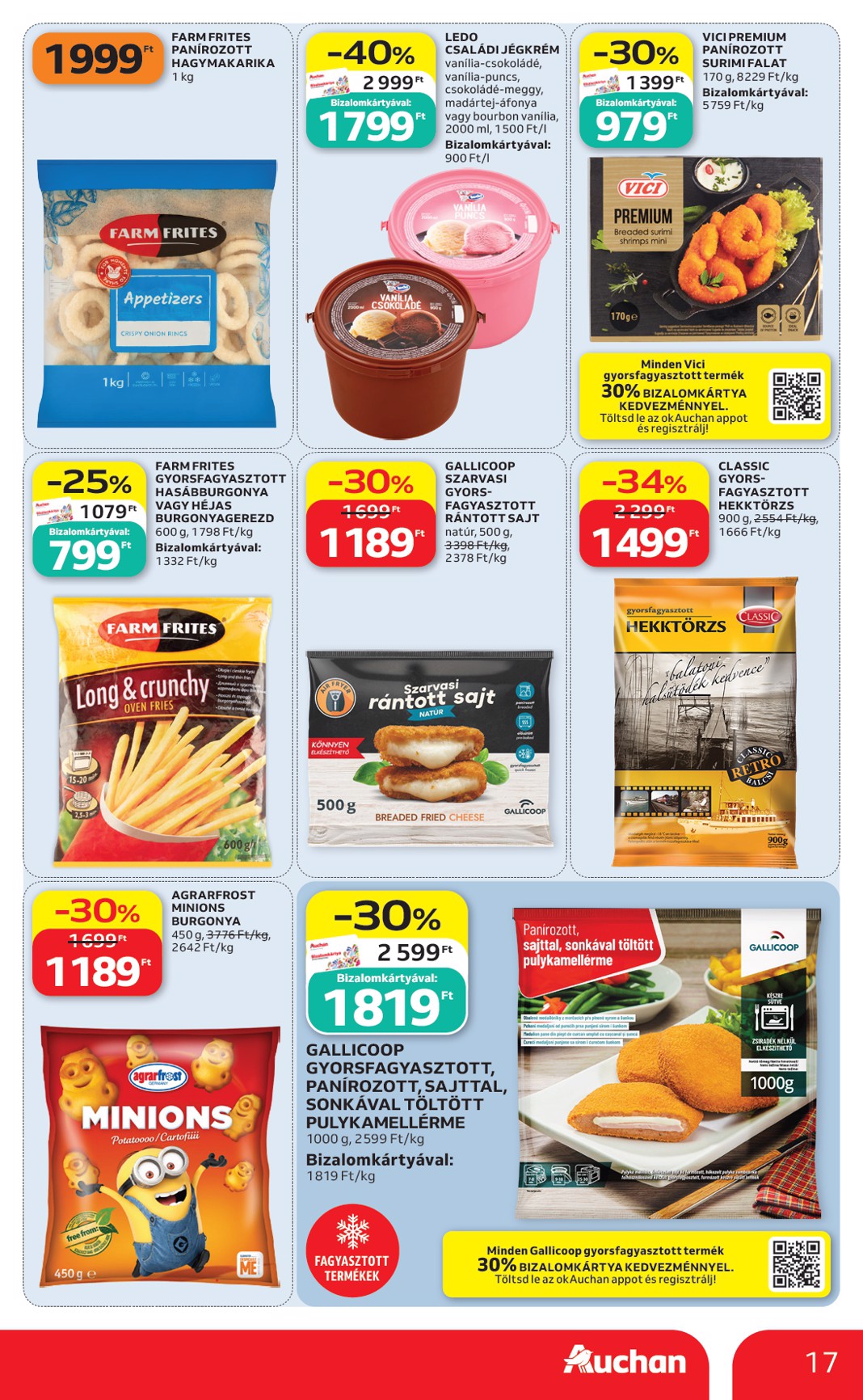 auchan - Aktuális Auchan szórólap érvényes csütörtöktől 2026.09.17.-től szerdától 2026.09.23.-ig - page: 17
