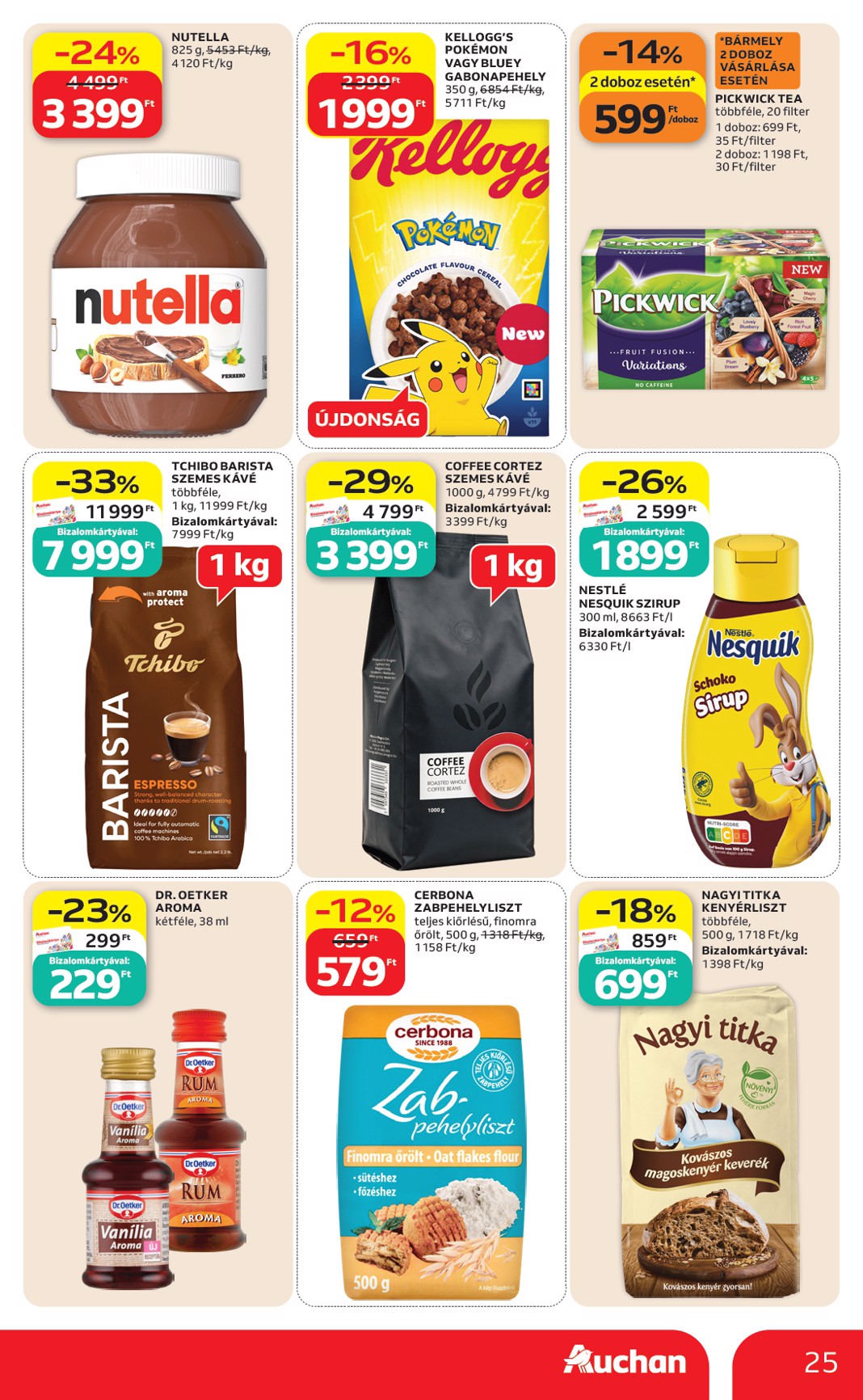 auchan - Aktuális Auchan szórólap érvényes csütörtöktől 2026.09.17.-től szerdától 2026.09.23.-ig - page: 25