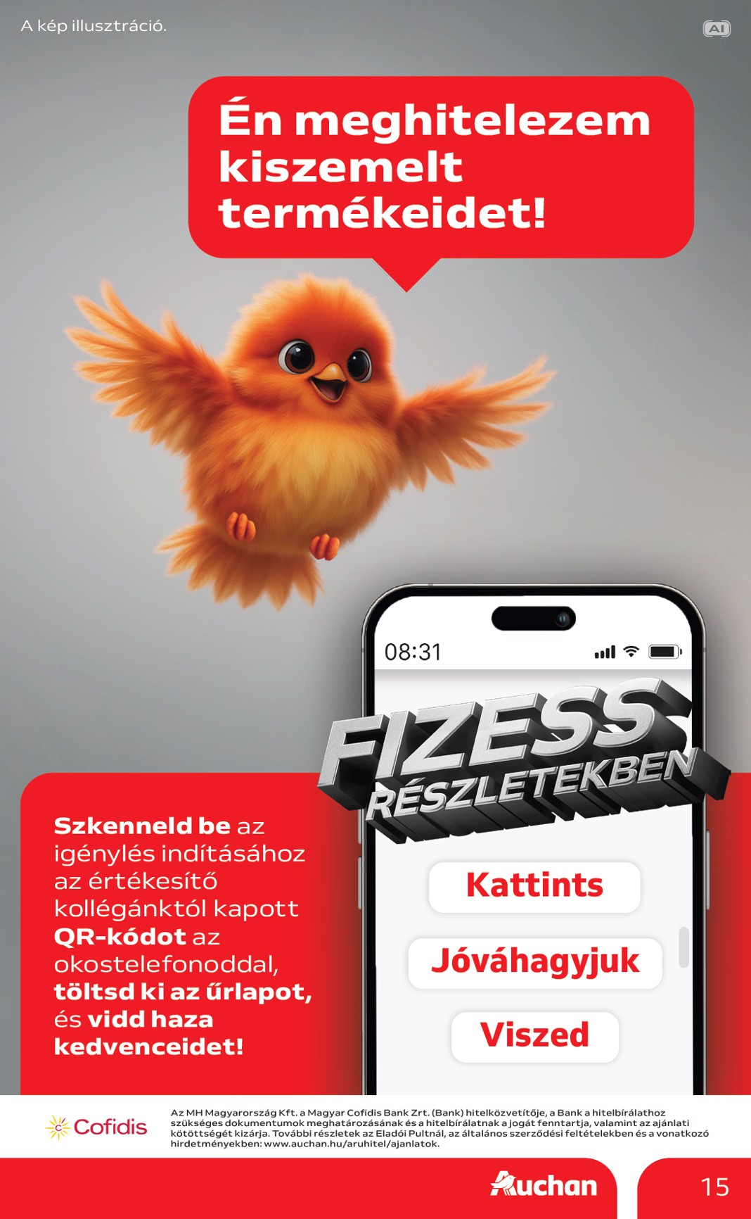 auchan - A jövőbeli Auchan Hipermarket - Őszi nagytakarítás akciós újság csütörtöktől 2026.09.24.-tól szerdától 2026.10.14.-ig érvényes. - page: 15