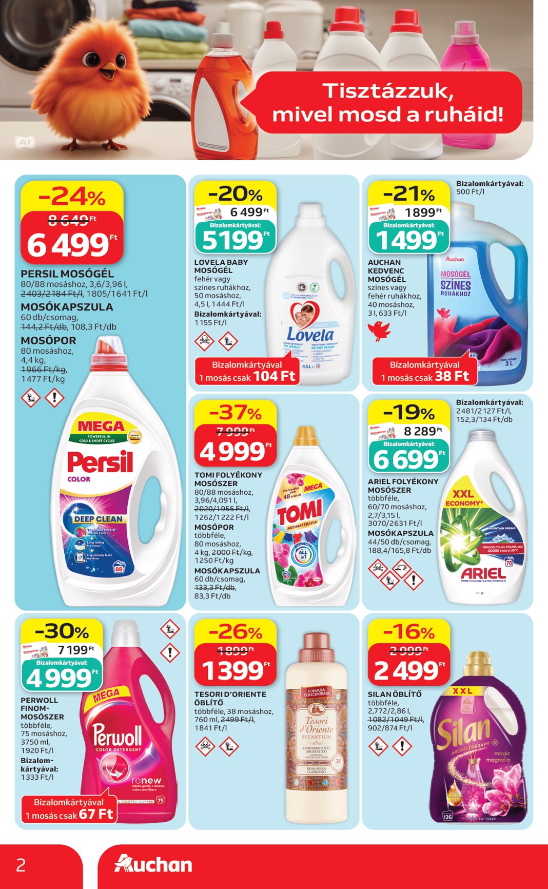 auchan - A jövőbeli Auchan Hipermarket - Őszi nagytakarítás akciós újság csütörtöktől 2026.09.24.-tól szerdától 2026.10.14.-ig érvényes. - page: 2
