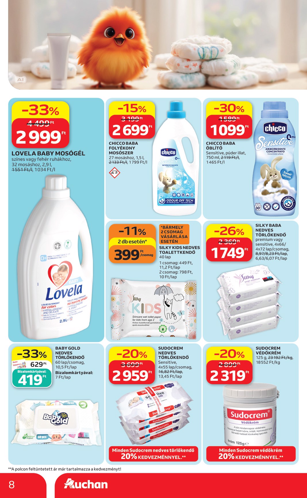 auchan - A jövőbeli Auchan Hipermarket - Őszi nagytakarítás akciós újság csütörtöktől 2026.09.24.-tól szerdától 2026.10.14.-ig érvényes. - page: 8