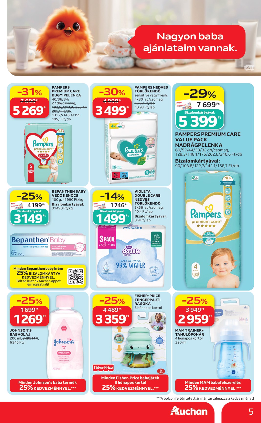 auchan - A jövőbeli Auchan Hipermarket - Őszi nagytakarítás akciós újság csütörtöktől 2026.09.24.-tól szerdától 2026.10.14.-ig érvényes. - page: 5