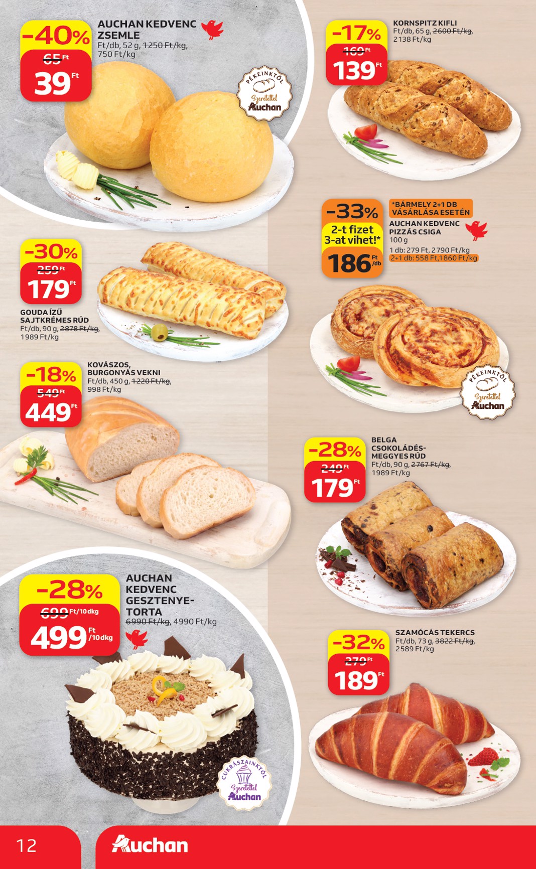 auchan - A jövőbeli Auchan Hipermarket akciós újság csütörtöktől 2026.09.24.-tól szerdától 2026.09.30.-ig érvényes. - page: 12