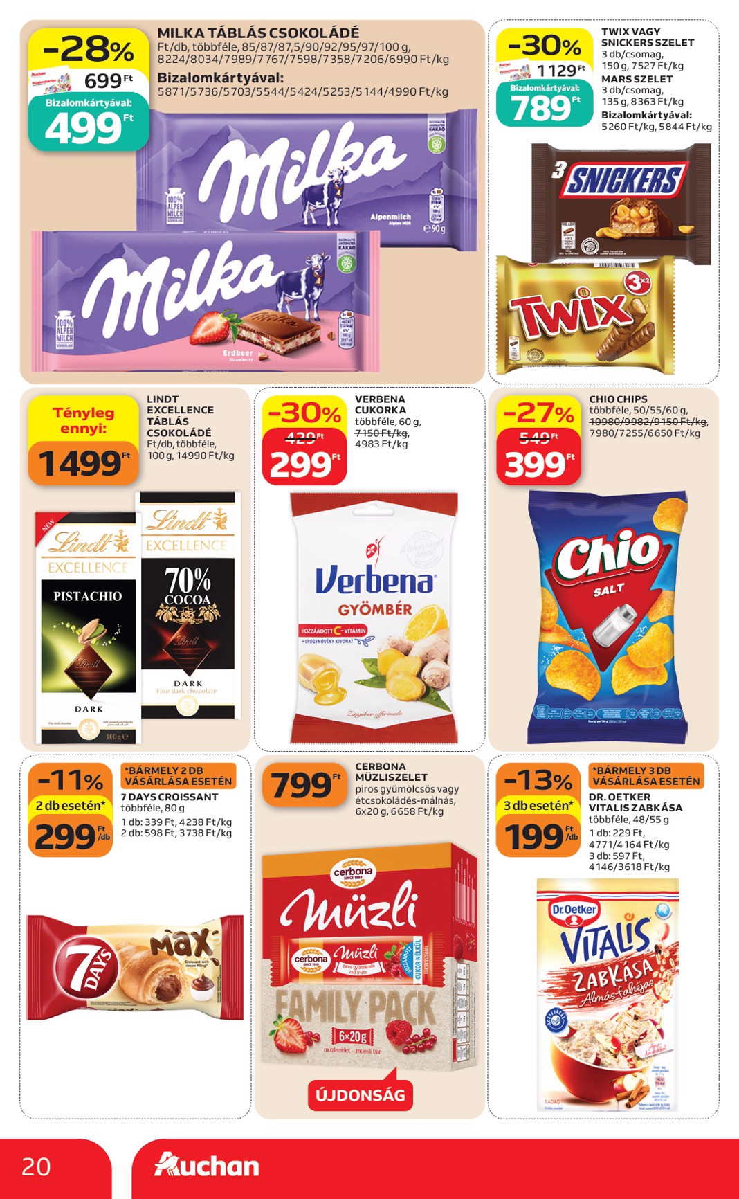 auchan - A jövőbeli Auchan Hipermarket akciós újság csütörtöktől 2026.09.24.-tól szerdától 2026.09.30.-ig érvényes. - page: 20