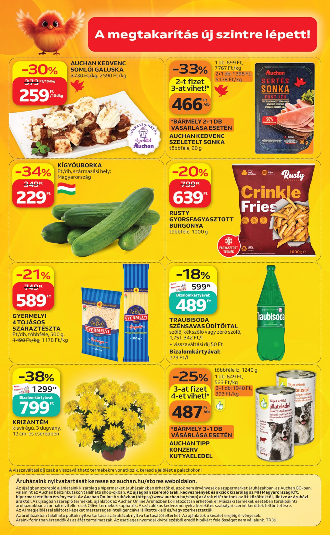 auchan - A jövőbeli Auchan Hipermarket akciós újság csütörtöktől 2026.09.24.-tól szerdától 2026.09.30.-ig érvényes. - page: 32