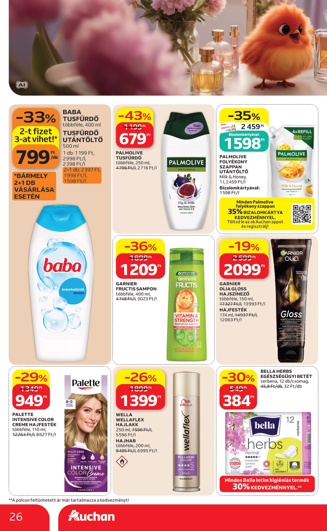 auchan - A jövőbeli Auchan Hipermarket akciós újság csütörtöktől 2026.09.24.-tól szerdától 2026.09.30.-ig érvényes. - page: 26