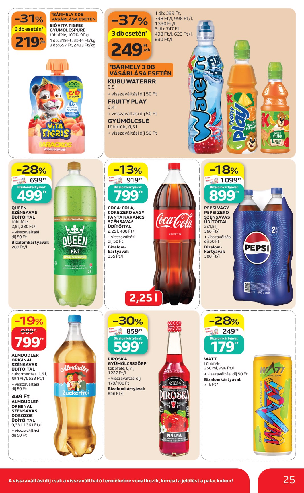 auchan - A jövőbeli Auchan Hipermarket akciós újság csütörtöktől 2026.09.24.-tól szerdától 2026.09.30.-ig érvényes. - page: 25