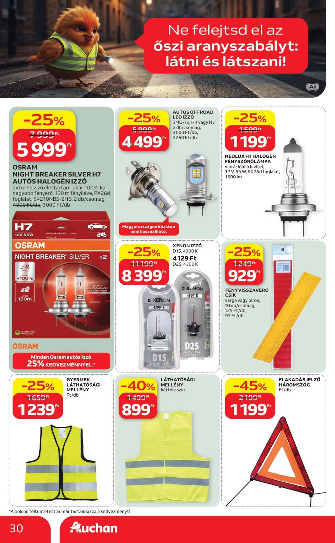 auchan - A jövőbeli Auchan Hipermarket akciós újság csütörtöktől 2026.09.24.-tól szerdától 2026.09.30.-ig érvényes. - page: 30