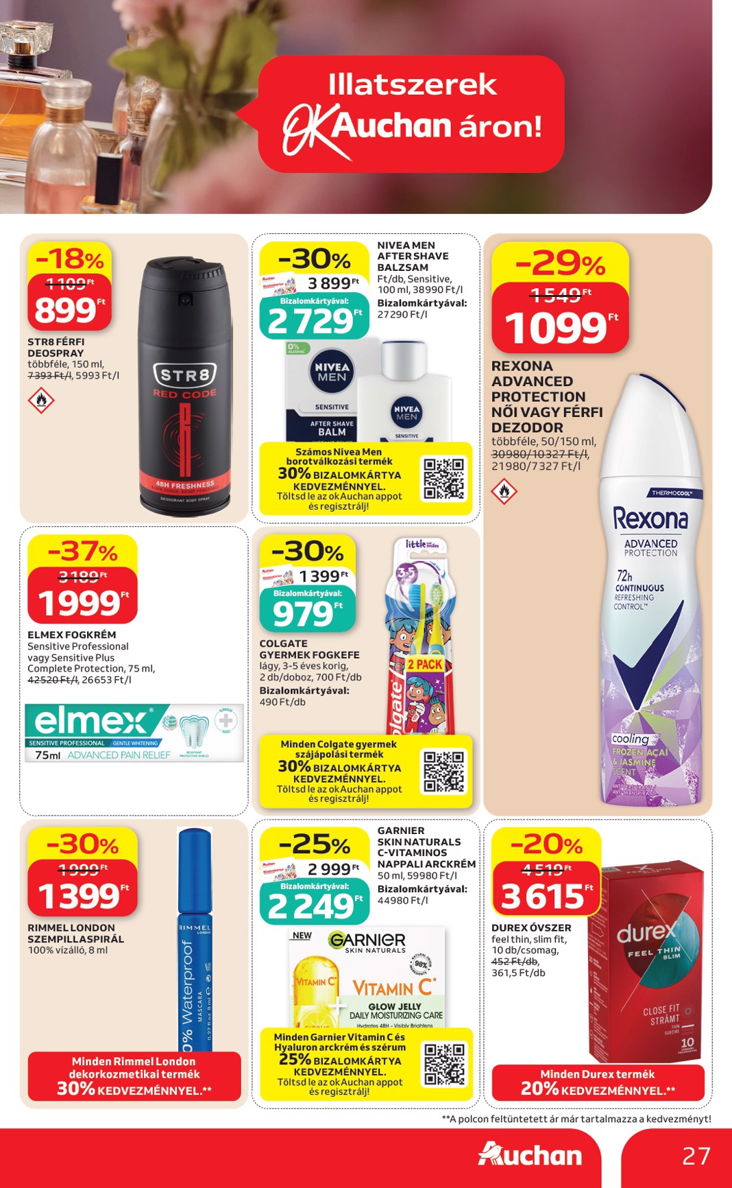 auchan - A jövőbeli Auchan Hipermarket akciós újság csütörtöktől 2026.09.24.-tól szerdától 2026.09.30.-ig érvényes. - page: 27