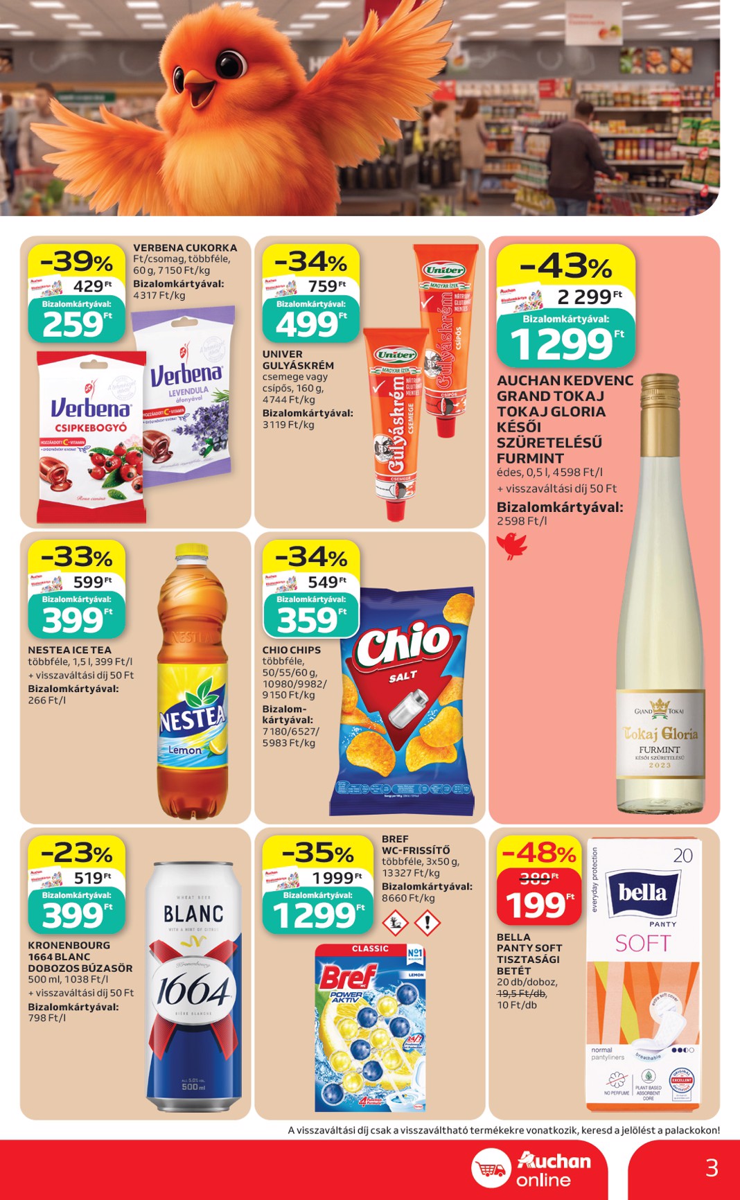 auchan - A jövőbeli Auchan - Szekszárdi ajánlataink akciós újság csütörtöktől 2026.09.24.-tól szerdától 2026.09.30.-ig érvényes. - page: 3