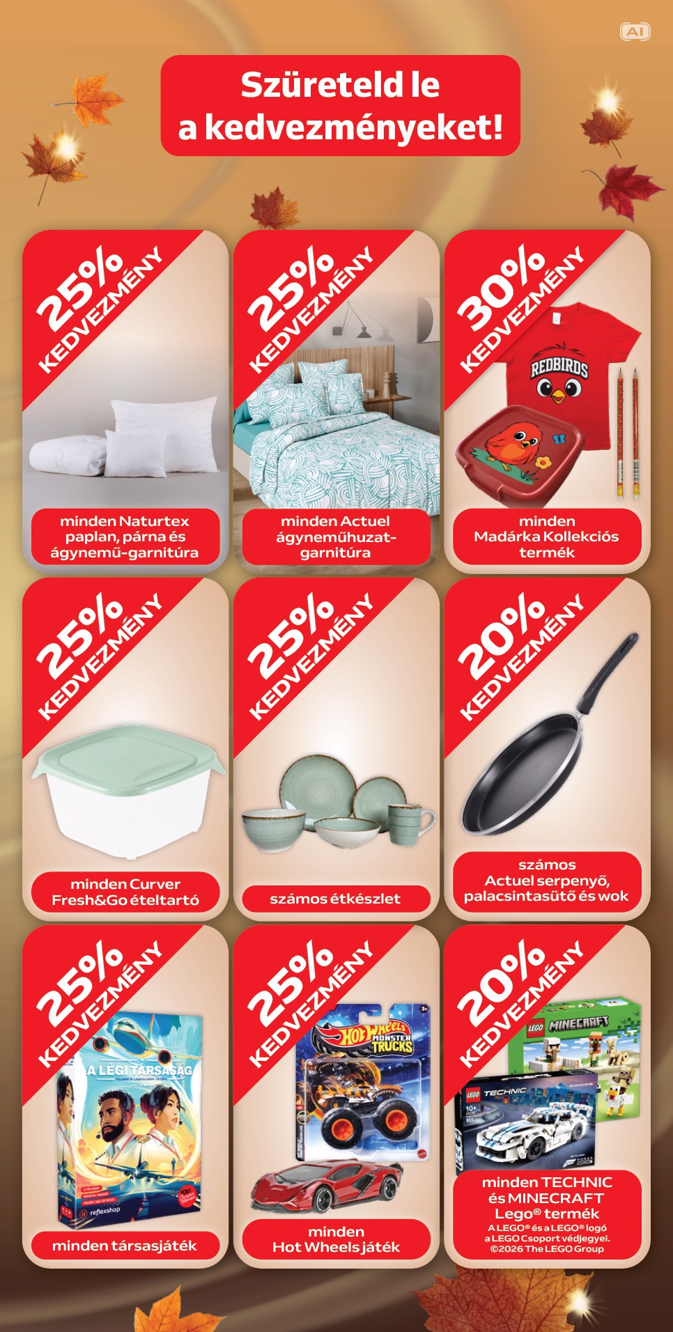 auchan - Aktuális Auchan - Őszi kuponnapok szórólap érvényes csütörtöktől 2026.10.01.-től vasárnaptól 2026.10.11.-ig - page: 7