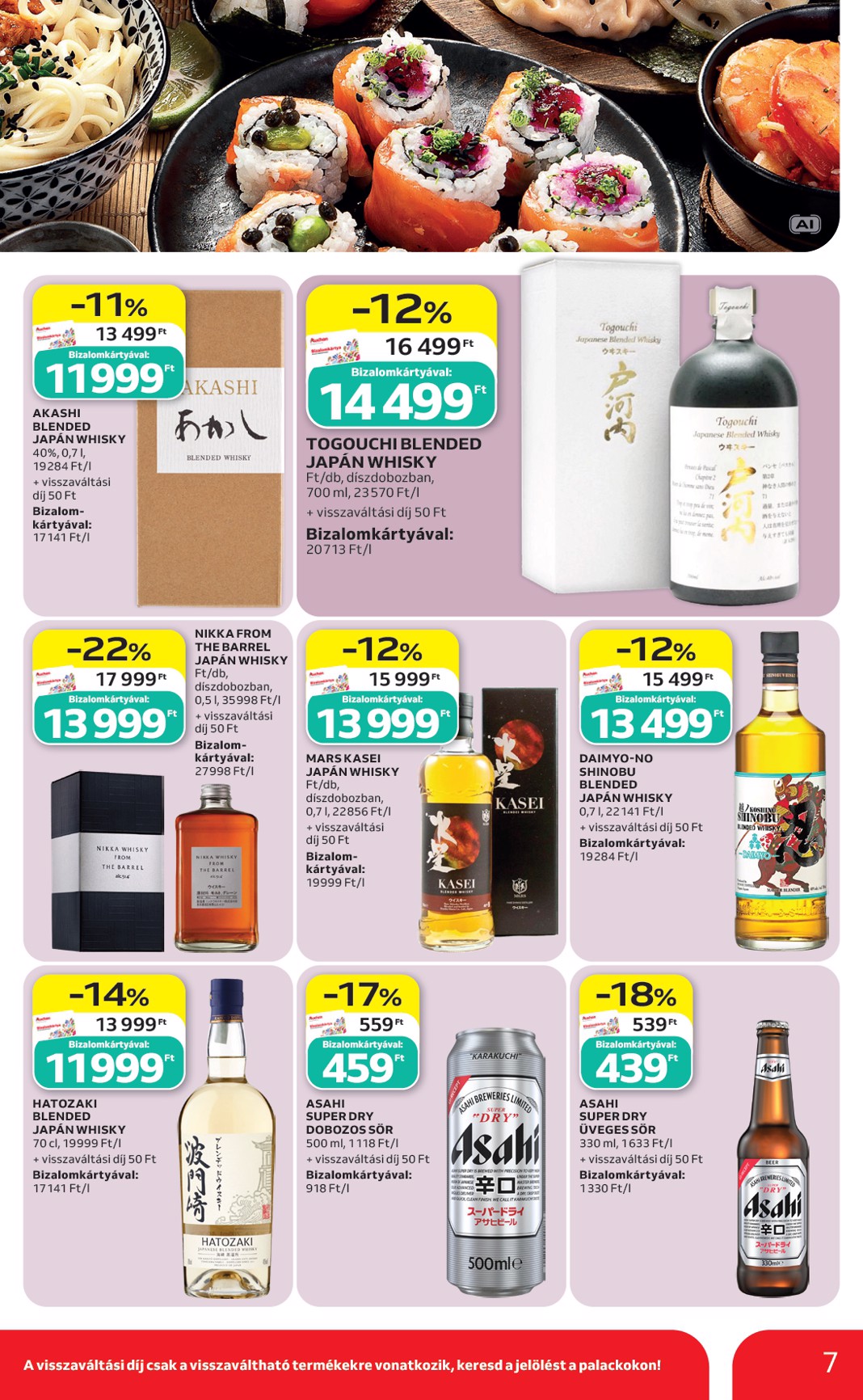 auchan - Aktuális Auchan - Ázsiai ajánlataink szórólap érvényes csütörtöktől 2026.10.08.-től szerdától 2026.10.21.-ig - page: 7