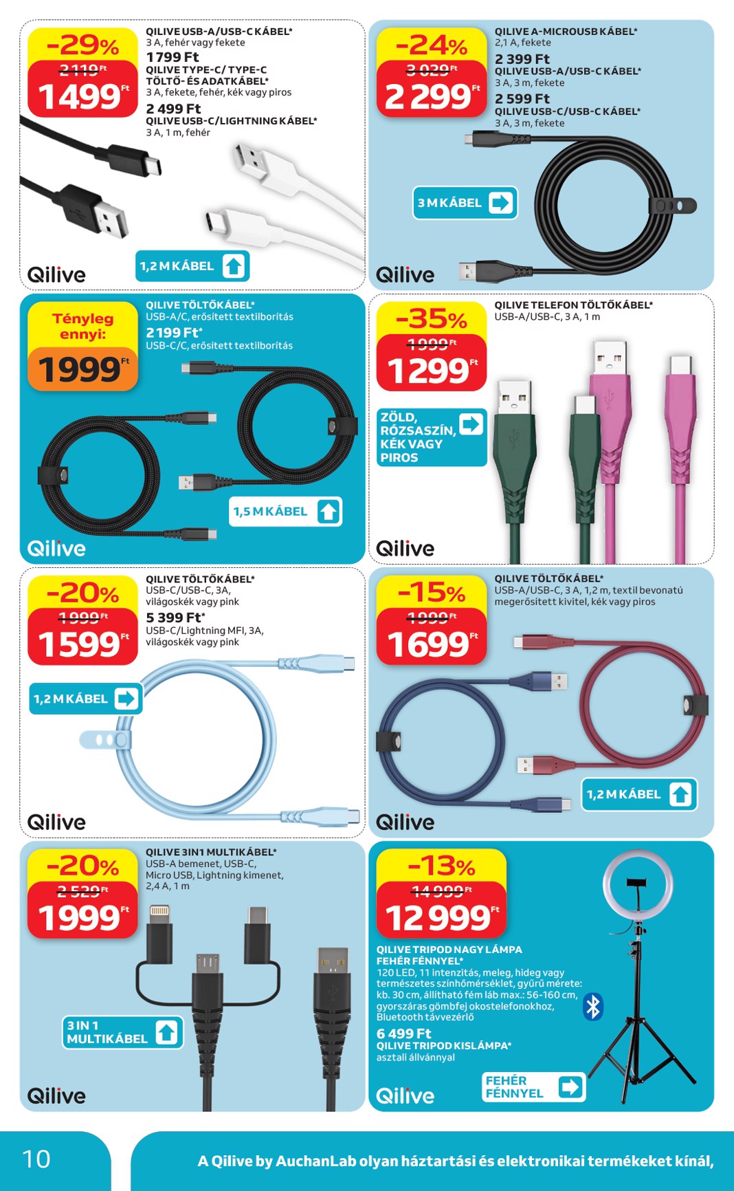 auchan - Aktuális Auchan - Qilive ajánlataink szórólap érvényes csütörtöktől 2026.10.08.-től szerdától 2026.10.28.-ig - page: 10