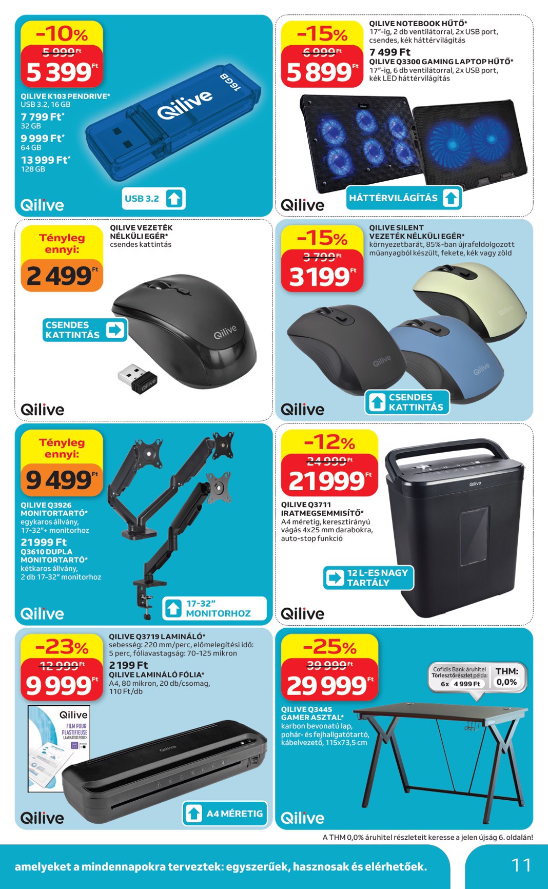 auchan - Aktuális Auchan - Qilive ajánlataink szórólap érvényes csütörtöktől 2026.10.08.-től szerdától 2026.10.28.-ig - page: 11