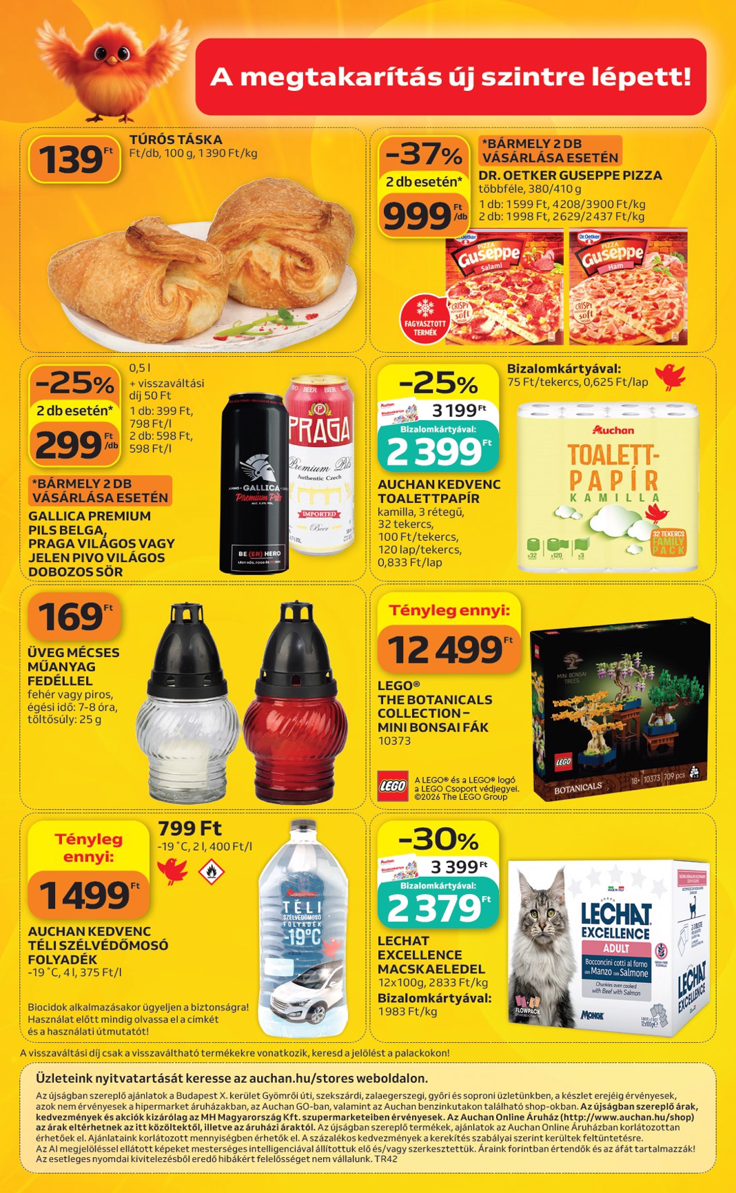 auchan - A jövőbeli Auchan szupermarket akciós újság csütörtöktől 2026.10.15.-tól szerdától 2026.10.21.-ig érvényes. - page: 16