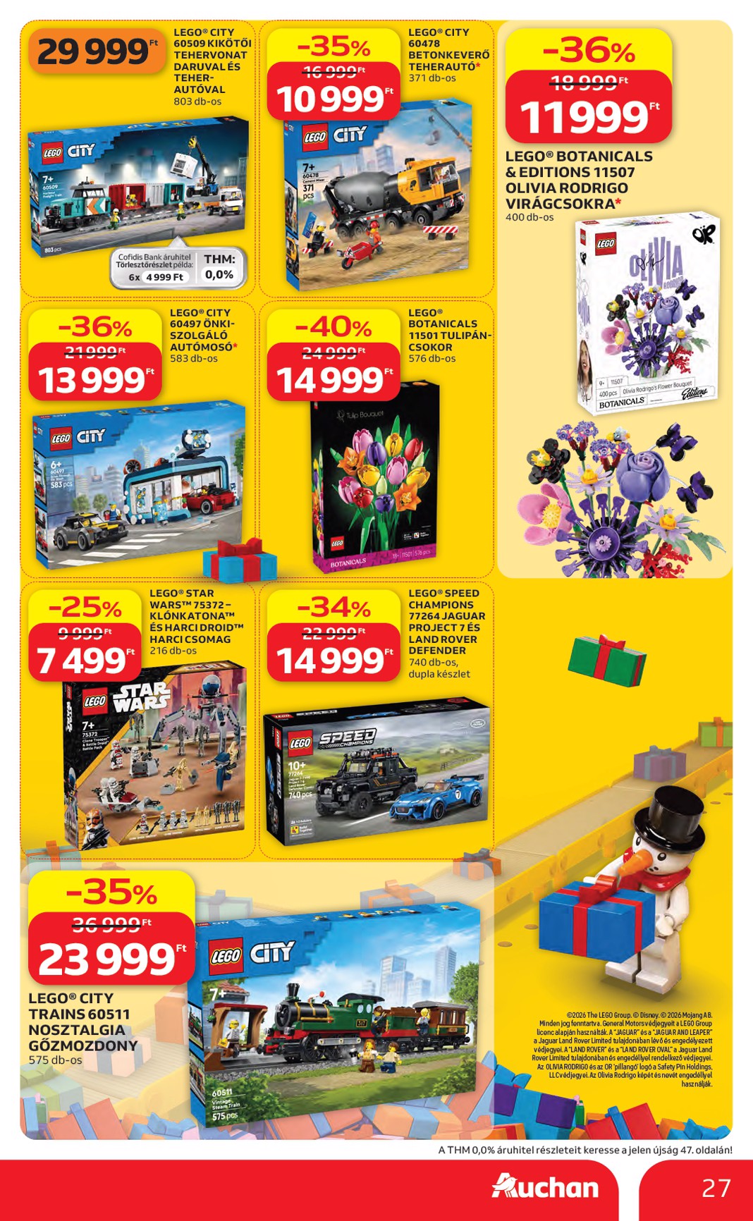 auchan - A jövőbeli Auchan Hipermarket akciós újság csütörtöktől 2026.10.22.-tól szerdától 2026.11.25.-ig érvényes. - page: 27