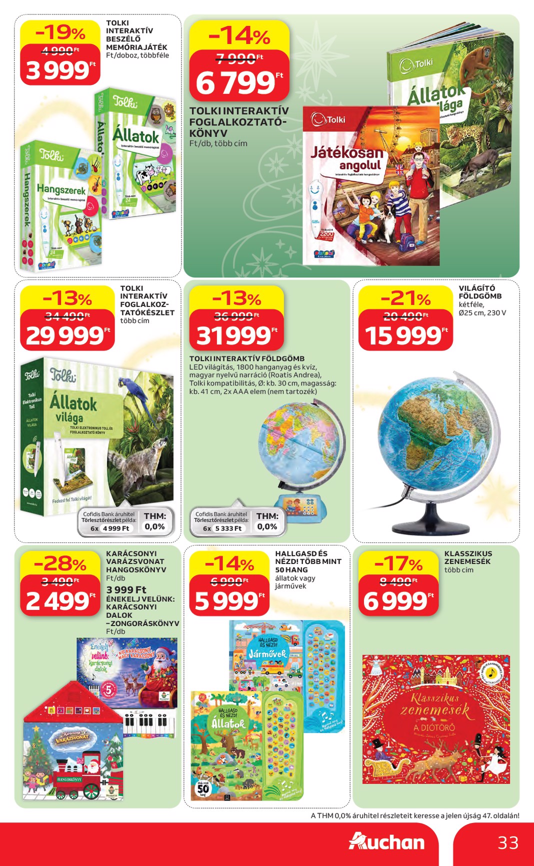 auchan - A jövőbeli Auchan Hipermarket akciós újság csütörtöktől 2026.10.22.-tól szerdától 2026.11.25.-ig érvényes. - page: 33