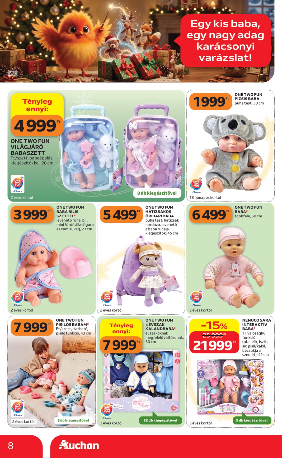 auchan - A jövőbeli Auchan Hipermarket akciós újság csütörtöktől 2026.10.22.-tól szerdától 2026.11.25.-ig érvényes. - page: 8