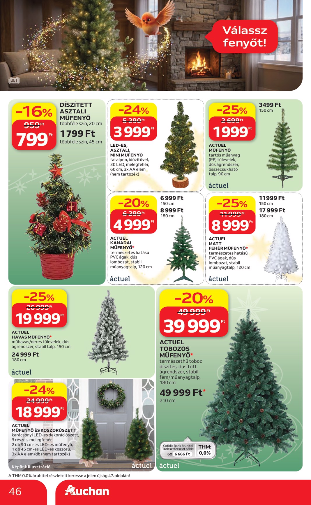 auchan - A jövőbeli Auchan Hipermarket akciós újság csütörtöktől 2026.10.22.-tól szerdától 2026.11.25.-ig érvényes. - page: 46