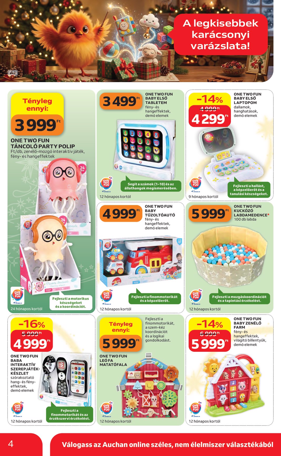 auchan - A jövőbeli Auchan Hipermarket akciós újság csütörtöktől 2026.10.22.-tól szerdától 2026.11.25.-ig érvényes. - page: 4
