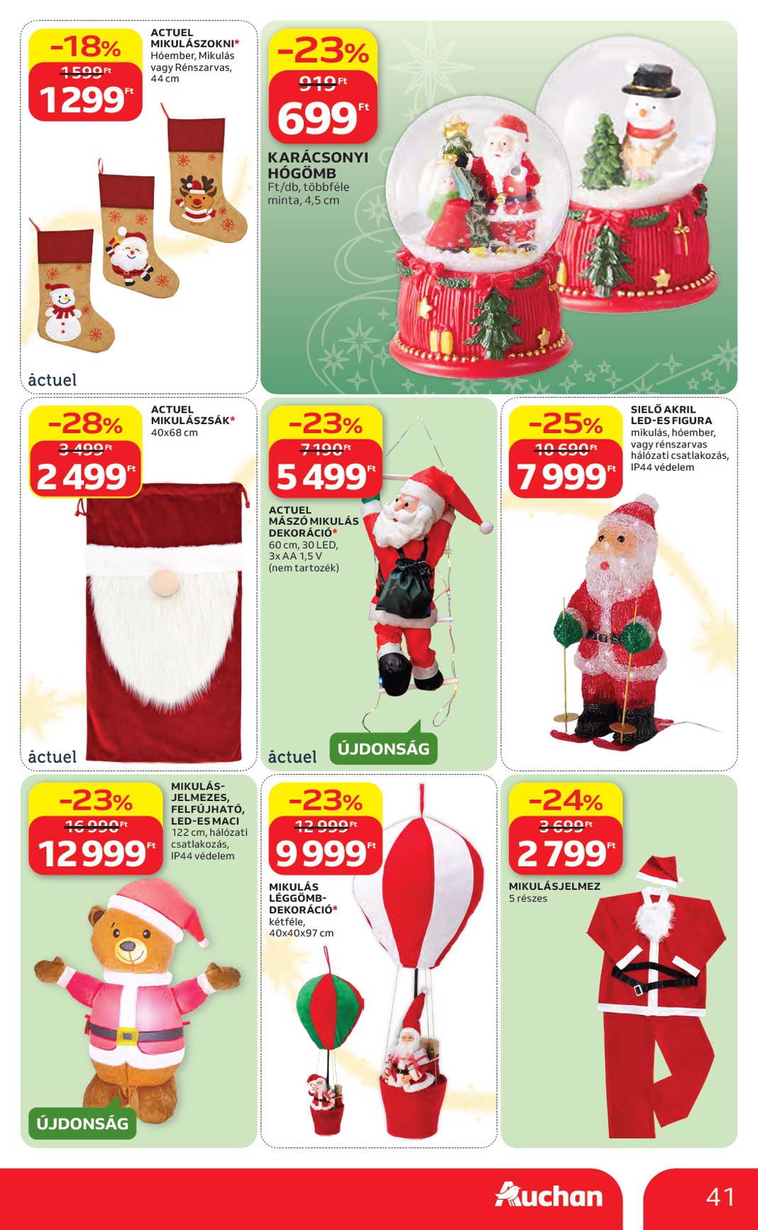 auchan - A jövőbeli Auchan Hipermarket akciós újság csütörtöktől 2026.10.22.-tól szerdától 2026.11.25.-ig érvényes. - page: 41