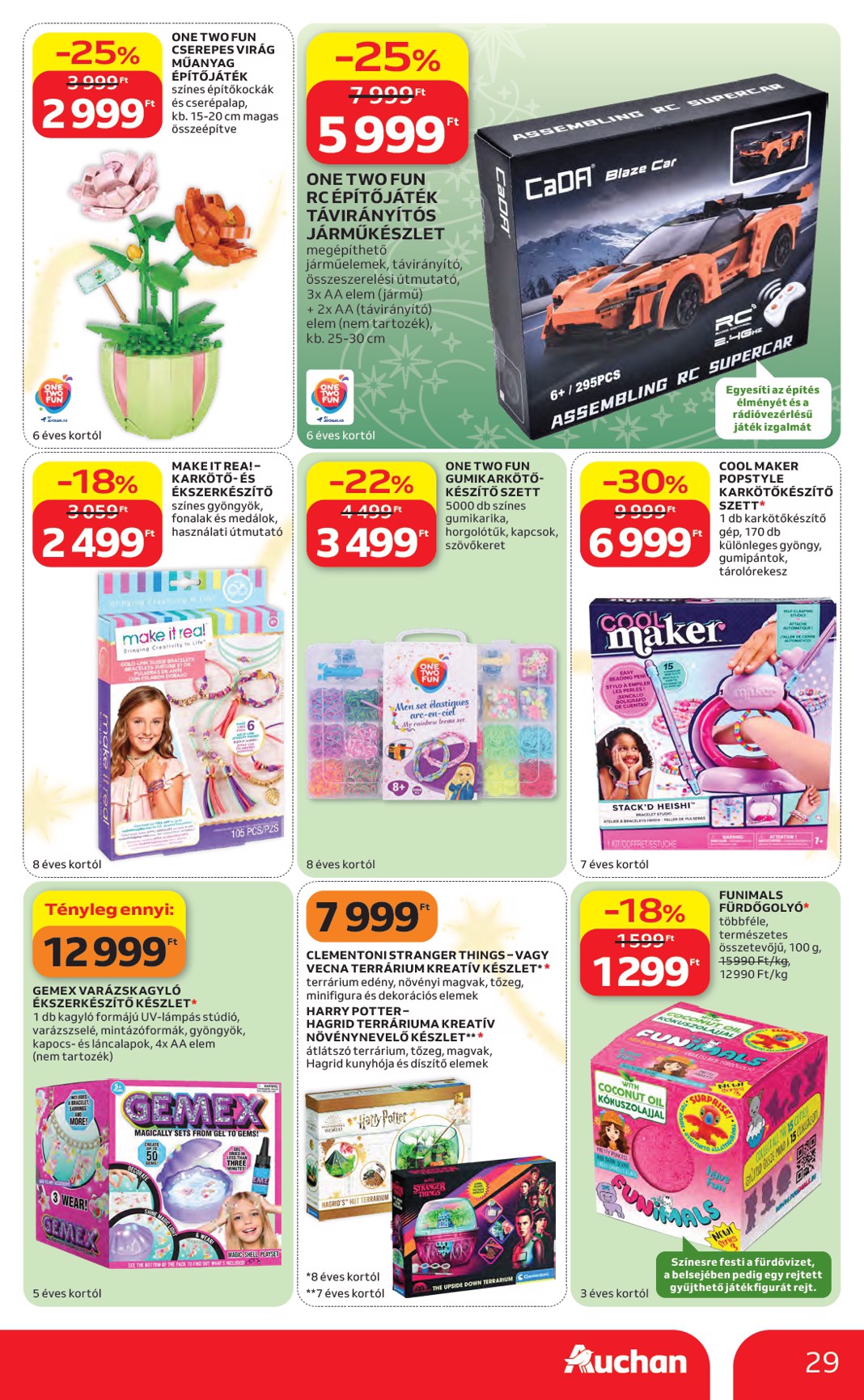 auchan - A jövőbeli Auchan Hipermarket akciós újság csütörtöktől 2026.10.22.-tól szerdától 2026.11.25.-ig érvényes. - page: 29