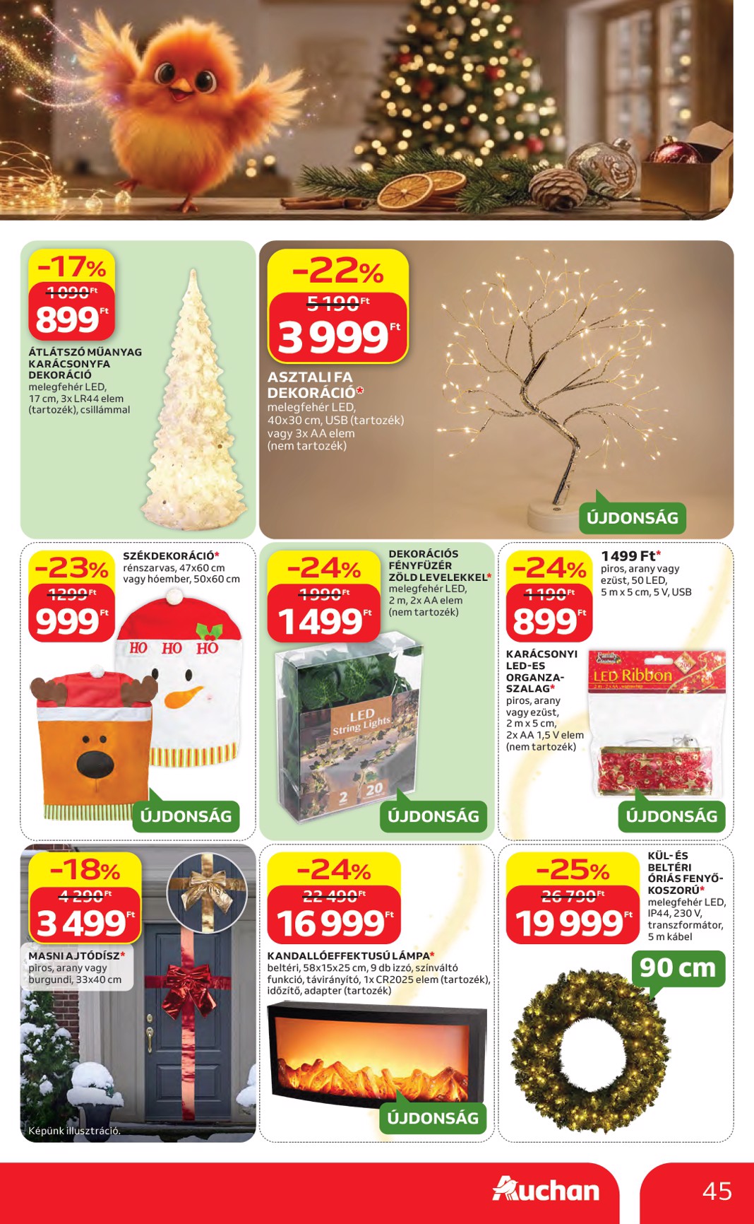 auchan - A jövőbeli Auchan Hipermarket akciós újság csütörtöktől 2026.10.22.-tól szerdától 2026.11.25.-ig érvényes. - page: 45