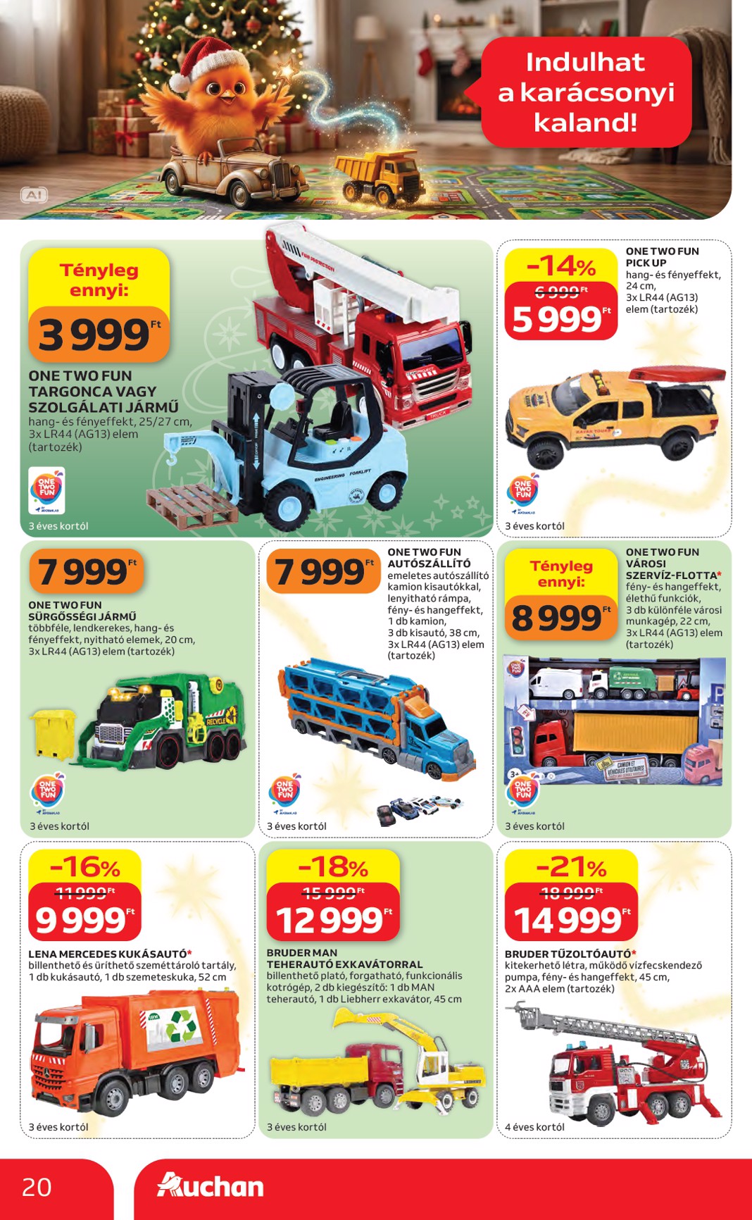 auchan - A jövőbeli Auchan Hipermarket akciós újság csütörtöktől 2026.10.22.-tól szerdától 2026.11.25.-ig érvényes. - page: 20