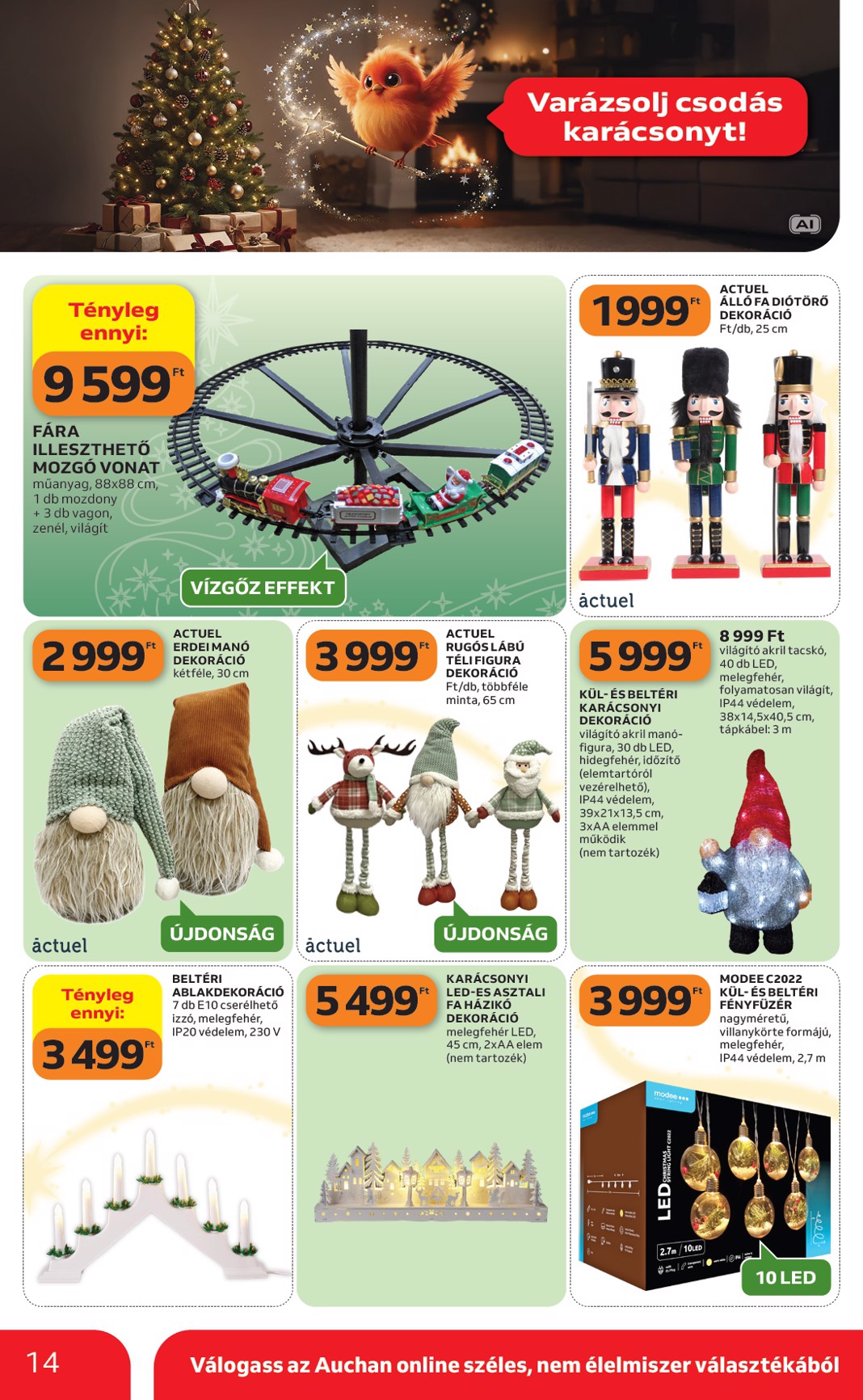 auchan - A jövőbeli Auchan szupermarket akciós újság csütörtöktől 2026.10.22.-tól szerdától 2026.10.28.-ig érvényes. - page: 14