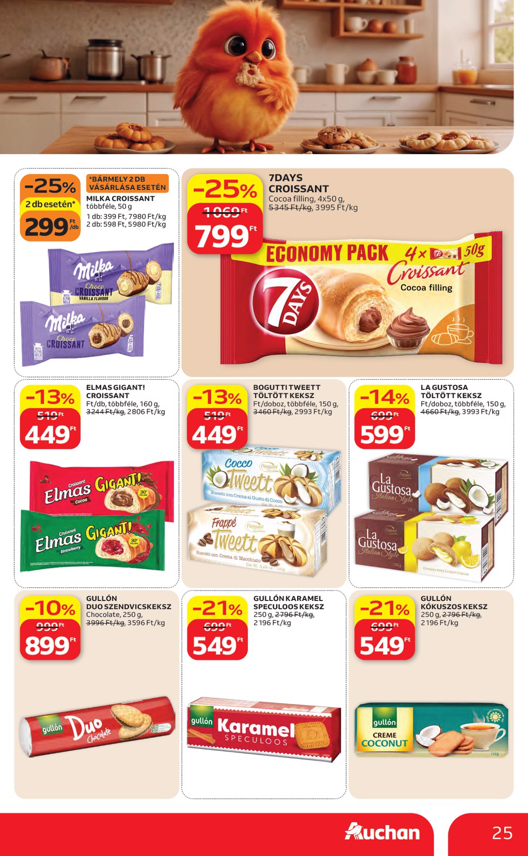 auchan - A jövőbeli Auchan Hipermarket akciós újság csütörtöktől 2026.10.22.-tól szerdától 2026.10.28.-ig érvényes. - page: 25