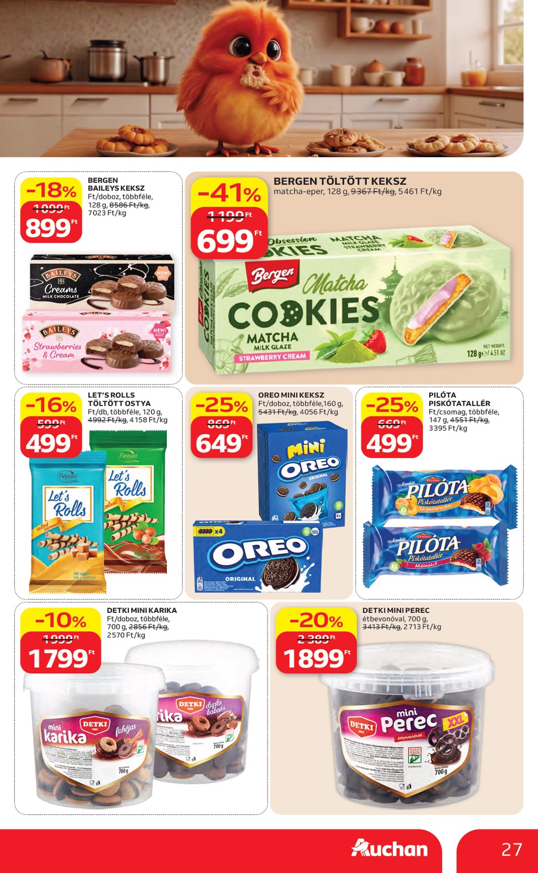 auchan - A jövőbeli Auchan Hipermarket akciós újság csütörtöktől 2026.10.22.-tól szerdától 2026.10.28.-ig érvényes. - page: 27